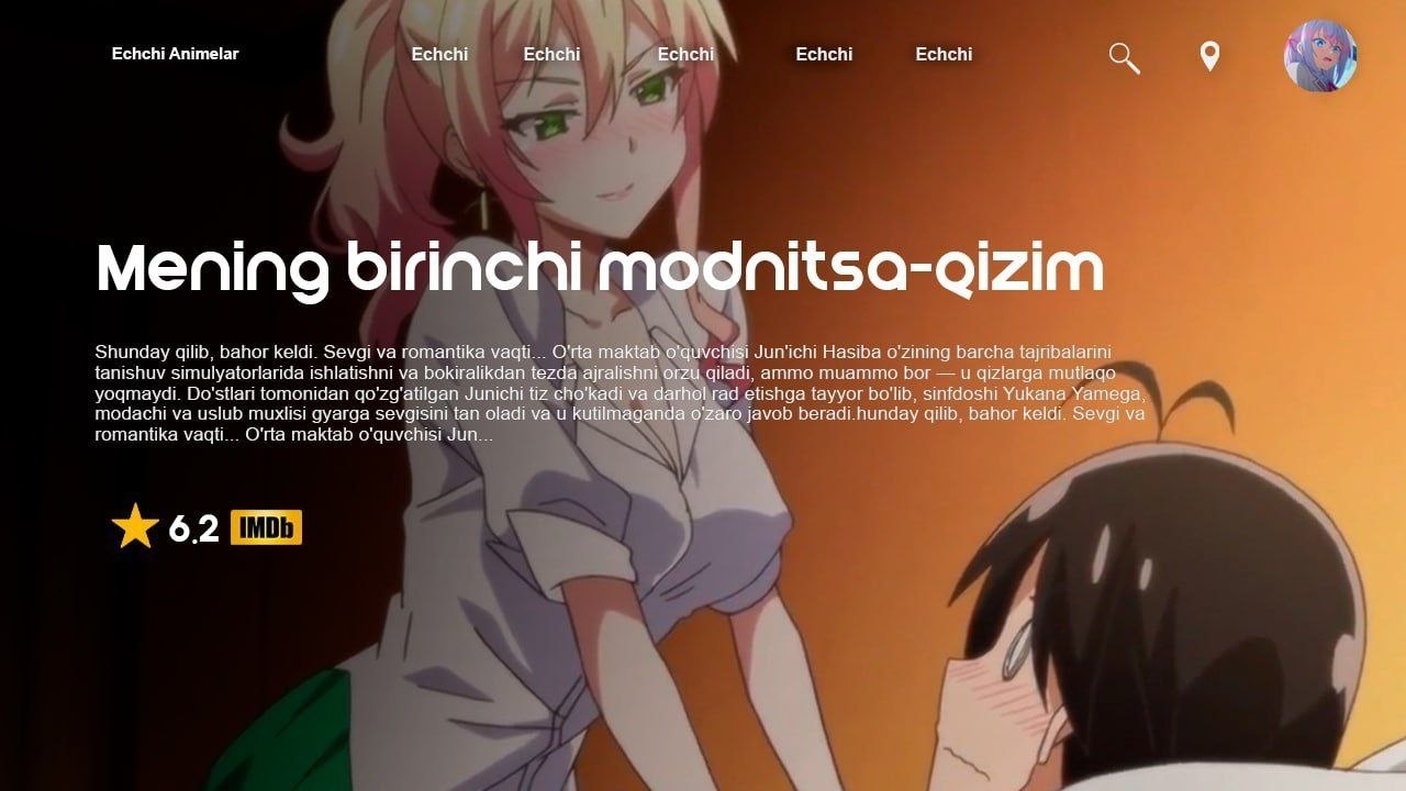 Mening birinchi modnitsa qizm